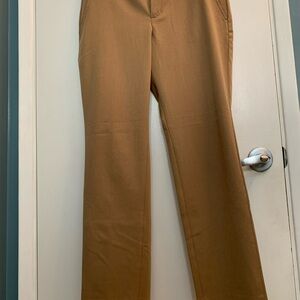 Banana Republic, Ryan straight leg trousers  camel color. Size8